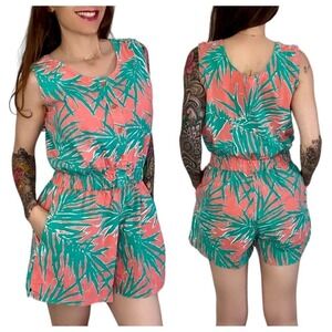 Vintage Retro Tiger Jungle Tank Top V Neck Low Cut Crop Top Handmade Sz Small